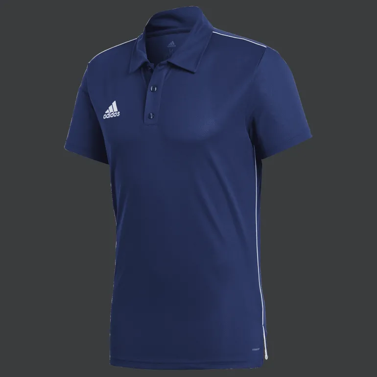 POLO MANICA CORTA TENNIS UOMO ADIDAS CORE 18 BLU