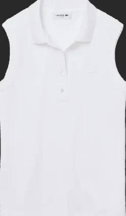 POLO SMANICATA DA DONNA LACOSTE REGULAR FIT PF5445 001