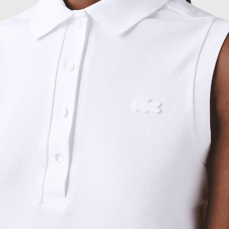 POLO SMANICATA DA DONNA LACOSTE REGULAR FIT PF5445 001