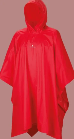PONCHO FERRINO R-CLOAK ROSSO