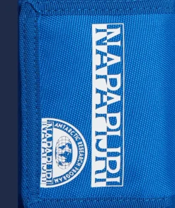 PORTAFOGLIO UNISEX NAPAPIJRI HAPPY WALLET 5 BLUE CLASSIC NP0A4HBN B2I