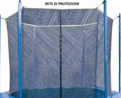 RETE DI PROTEZIONE PER TRAMPOLINO COMBI M - TRO-8  ø 244  cm