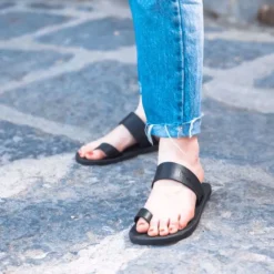 SANDALI MOO CHUU POP THUMB BLACK BLACK
