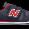 SCARPA DA BAMBINO GS NEW BALANCE 373 A STRAPPO BLU ROSSO