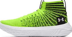 SCARPA DA BASKET UNISEX UNDER ARMOUR FLOFUTR X ELITE LUX HIGH VIS 3024977 300