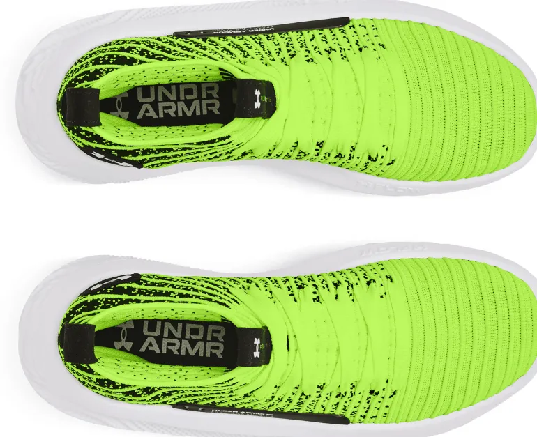 SCARPA DA BASKET UNISEX UNDER ARMOUR FLOFUTR X ELITE LUX HIGH VIS 3024977 300