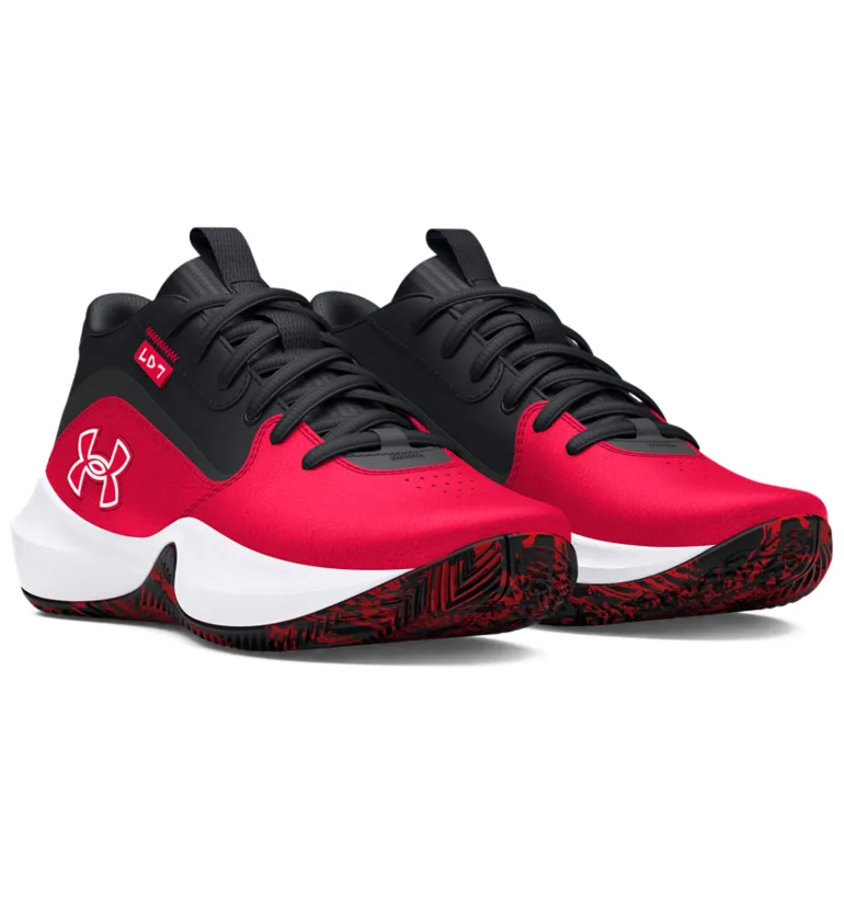 SCARPA DA BASKET UNISEX UNDER ARMOUR GS LOCKDOWN 7 3028513 600