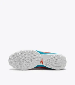 SCARPA DA CALCIO DA UOMO DIADORA PICHICHI 6 TFR FLUO RED/VAPOR BLUE/TILE D0664