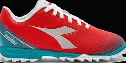 SCARPA DA CALCIO JUNIOR DIADORA PICHICHI 6 TF JR FLUO RED/VAPOR BLUE/TIL - 101.179614 D0664