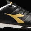 SCARPA DA CALCIO JUNIOR DIADORA PICHICHI 3 TF NERA CON LOGO DORATO