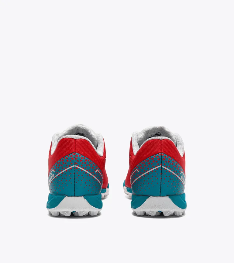 SCARPA DA CALCIO JUNIOR DIADORA PICHICHI 6 TF JR FLUO RED/VAPOR BLUE/TIL - 101.179614 D0664