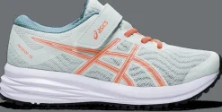 SCARPA DA CORSA DA BAMBINA ASICS PATRIOT 12 PS AZZURRA ROSA