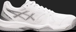 SCARPA DA PADEL DA DONNA ASICS PADEL PRO 5 WHITE PURE SILVER 1042A200 101