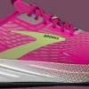 SCARPA DA RUNNING DA DONNA BROOKS HYPERION MAX PINK GLO/GREEN/BLACK 120377 1B661