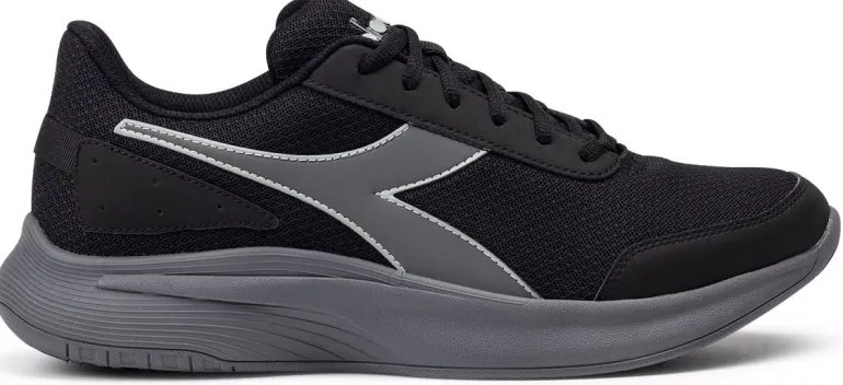 SCARPA DA RUNNING DA UOMO DIADORA EAGLE 6 BLACK/STEEL GRAY - 101.179075 C2815