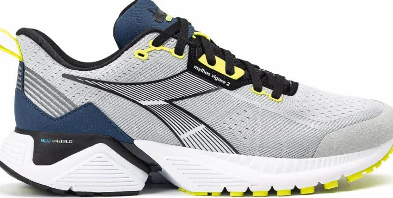 SCARPA DA RUNNING DA UOMO DIADORA VIGORE 2 SILVER DD/WHITE/BLUE OPAL - 101.179081 D0477