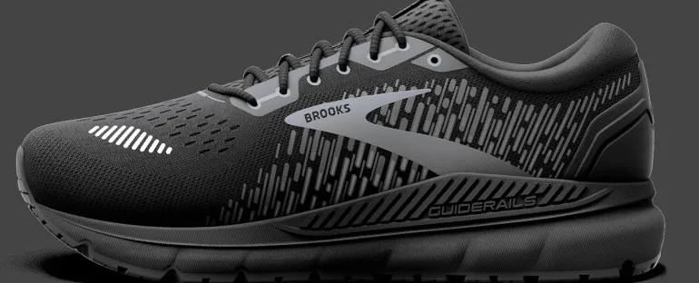 SCARPA DA RUNNING DA UOMO BROOKS ADDICTION GTS 15 BLACK/BLACK/EBONY 110365 1D020