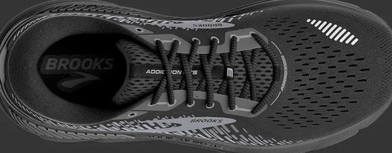 SCARPA DA RUNNING DA UOMO BROOKS ADDICTION GTS 15 BLACK/BLACK/EBONY 110365 1D020