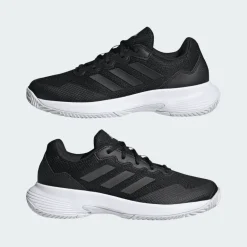 SCARPA DA TENNIS DA DONNA ADIDAS GAMECOURT 2 BLACK/BLACK/SILVER ID1494