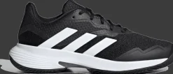 SCARPA DA TENNIS DA UOMO ADIDAS COURTJACONTROL CLAY BLACK/WHITE/GREY ID1539