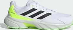 SCARPA DA TENNIS DA UOMO ADIDAS COURTJAM CONTROL 3 M WHITE/BLACK/LEMON IF0459