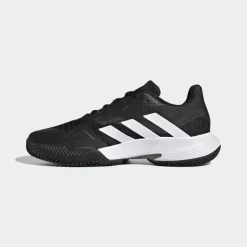 SCARPA DA TENNIS DA UOMO ADIDAS COURTJACONTROL CLAY BLACK/WHITE/GREY ID1539