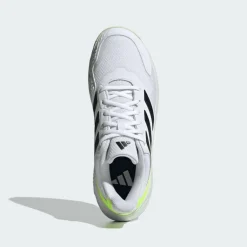 SCARPA DA TENNIS DA UOMO ADIDAS COURTJAM CONTROL 3 M WHITE/BLACK/LEMON IF0459