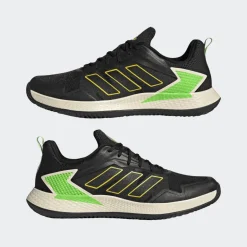 SCARPA DA TENNIS DA UOMO ADIDAS DEFIANT SPEED M CLAY BLACK/YELLOW GX7134