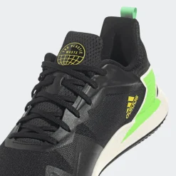 SCARPA DA TENNIS DA UOMO ADIDAS DEFIANT SPEED M CLAY BLACK/YELLOW GX7134