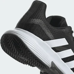 SCARPA DA TENNIS DA UOMO ADIDAS COURTJACONTROL CLAY BLACK/WHITE/GREY ID1539
