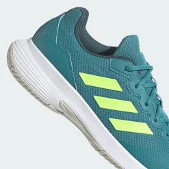 SCARPA DA TENNIS DA UOMO ADIDAS GAMECOURT 2 FUSION/LEMON/WHITE IG9566