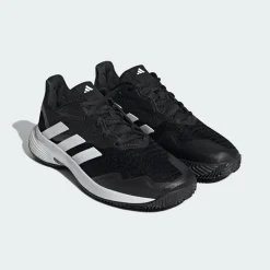SCARPA DA TENNIS DA UOMO ADIDAS COURTJACONTROL CLAY BLACK/WHITE/GREY ID1539
