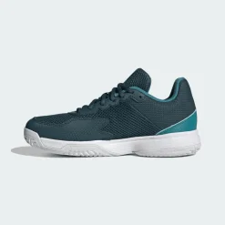 SCARPA DA TENNIS JUNIOR ADIDAS COURTFLASH K NIGHT/LEMON/FUSION IG9534