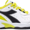 SCARPA DA TENNIS JUNIOR DIADORA S. CHALLENGE 5 JR WHITE/BLACK/EVENING - 101.179102 D0619