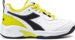 SCARPA DA TENNIS JUNIOR DIADORA S. CHALLENGE 5 JR WHITE/BLACK/EVENING - 101.179102 D0619
