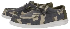 SCARPA DA UOMO HEYDUDE WALLY WASHED CAMO 40694 960