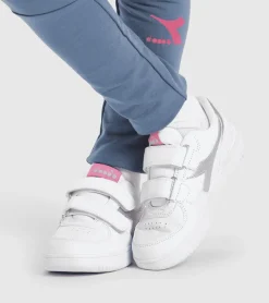 SCARPA DIADORA JUNIOR RAPTOR LOW PS BIANCA/ARGENTO 101.177721 C6103