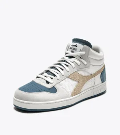 SCARPA DIADORA MAGIC BASKET DEMI NEAT WHITE/STORMY WEAT - 501.179772 D0612