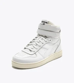 SCARPA JUNIOR DIADORA MAGIC BASKET MID GS WHITE/WHITE/WHITE - 501.178314 C6180