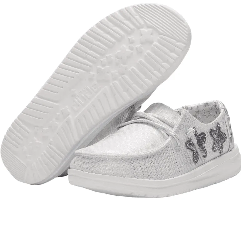 SCARPA JUNIOR HEYDUDE WENDY YOUTH STAR SILVER