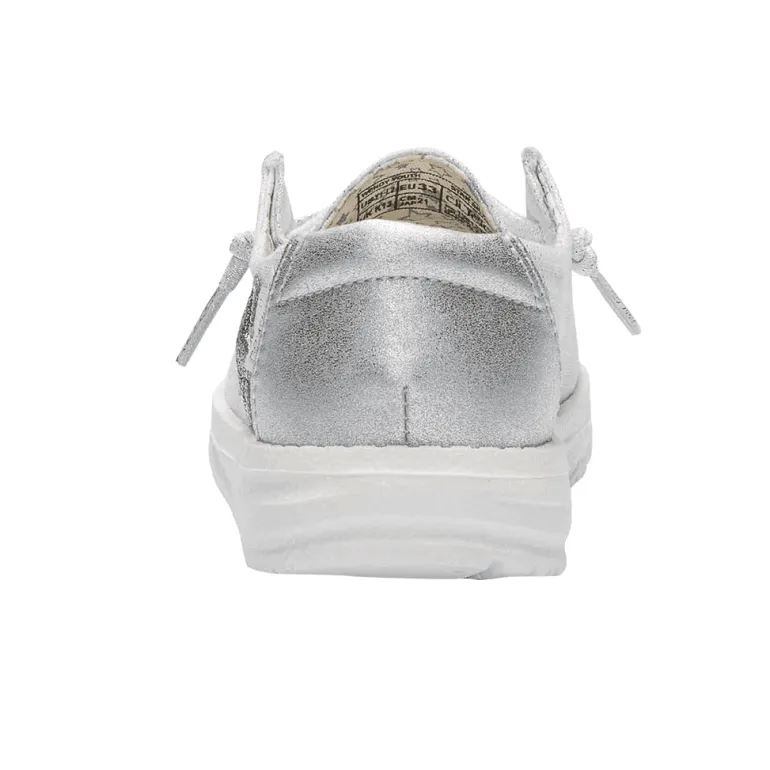 SCARPA JUNIOR HEYDUDE WENDY YOUTH STAR SILVER