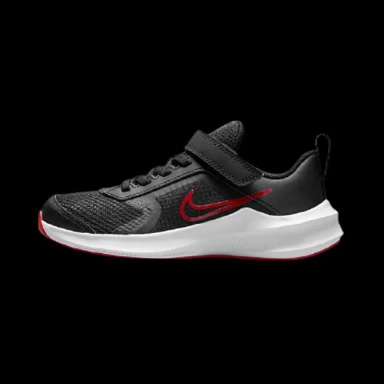 SCARPA JUNIOR NIKE DOWNSHIFTER 11 NERA/ROSSA