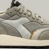 SCARPA UNISEX DIADORA RACE SUEDE SCRYSTAL GREY/EBONY - 501.179801 C1486