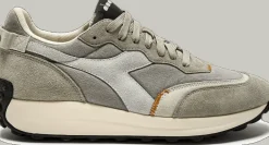 SCARPA UNISEX DIADORA RACE SUEDE SCRYSTAL GREY/EBONY - 501.179801 C1486