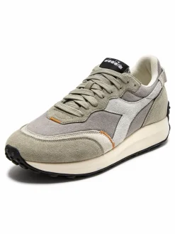 SCARPA UNISEX DIADORA RACE SUEDE SCRYSTAL GREY/EBONY - 501.179801 C1486