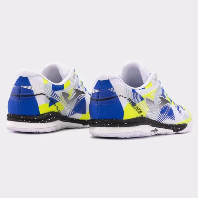 SCARPE DA CALCIO JOMA REGATE REBOUND 2402 BIANCO AMARILLO INDOOR RREW2402IN
