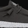 SCARPE DA UOMO HEYDUDE WALLY SLUB CANVAS DARK GREY 40009 29