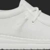 SCARPE JUNIOR  HEYDUDE WALLY Y SLUB CANVAS K WHITE 40044 100