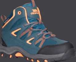 SCARPONI DA TREKKING JUNIOR TRESPASS GILLON II - MID CUT BOOT PTR PETROLIO