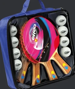 SET DA PING PONG EFFEA 4 RACCHETTE 8 PALLINE